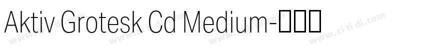 Aktiv Grotesk Cd Medium字体转换 Aktiv Grotesk Cd Medium字体转换
